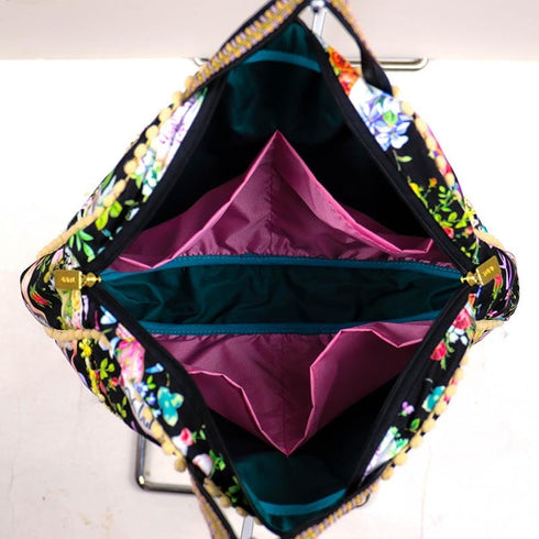 バッグ TUNIC エステルムースプリント シャイニーデイのマルチBag クロ 10151-B