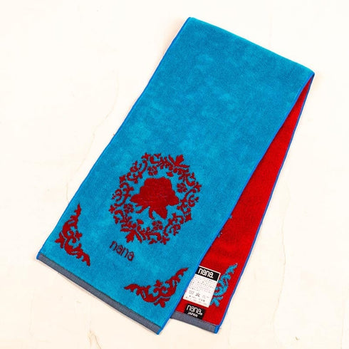 タオル 横浜ナナ 湘南ナナ NANA フェイスタオル ハーフ ローズ3柄 ブルーアカ nn-fth12-H