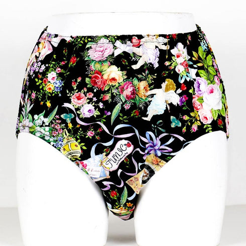 ショーツ 下着 TUNIC ビスコラピア・シャイニーデイ オヤスミパンツ クロ 1133LL-D