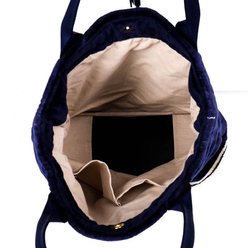 バッグ 横浜ナナ 湘南ナナ NANA H1バッグ フレンチブルドッグ 紺ベージュ nn-H1-16