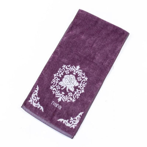 タオル 横浜ナナ 湘南ナナ NANA フェイスタオル ハーフ ローズ3 グレーシロ nn-fth12-C