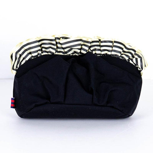 ポーチ TUNIC ★カーラのフリルポーチ クロ 18170-D