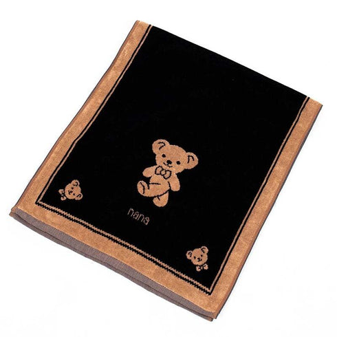 タオル 横浜ナナ 湘南ナナ NANA フェイスタオル ベア クロベージュ nn-ft18E