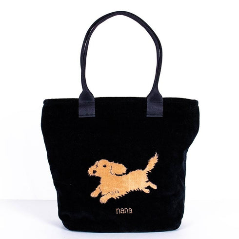 バッグ 横浜ナナ NANA ショルダーバッグ ミニチュアダックスフンド クロベージュ nn-sb26A