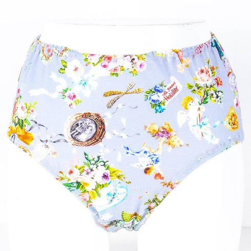 ショーツ 下着 TUNIC 50強撚フライス・ハピネスドリーム オヤスミパンツ グレー サイズL 1145L-C