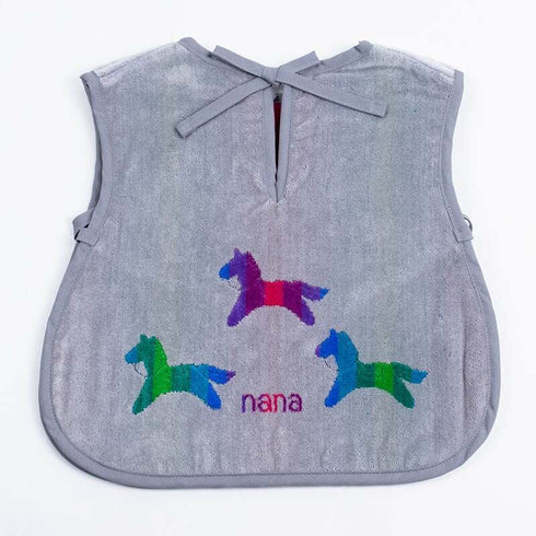 エプロン 横浜ナナ 湘南ナナ NANA 子供前掛け ポニー   グレー多色