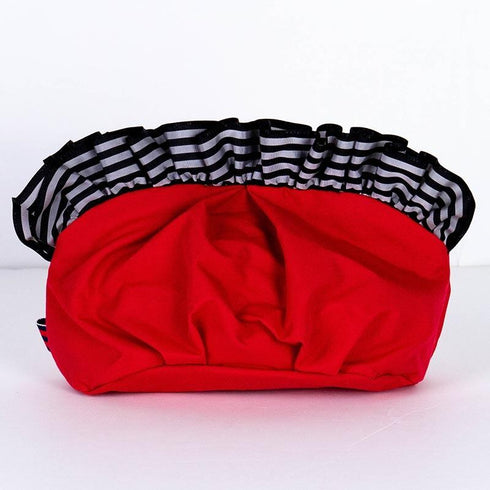 ポーチ TUNIC ★カーラのフリルポーチ アカ 18170-F