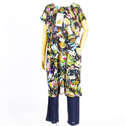 チュニック TUNIC ビスコラピア・オールハピネス フレンチチュニック クロ 13417-D