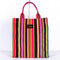 バッグ TUNIC タフタ転写プリントバービーストライプのBag マルチボーダー 18161-A