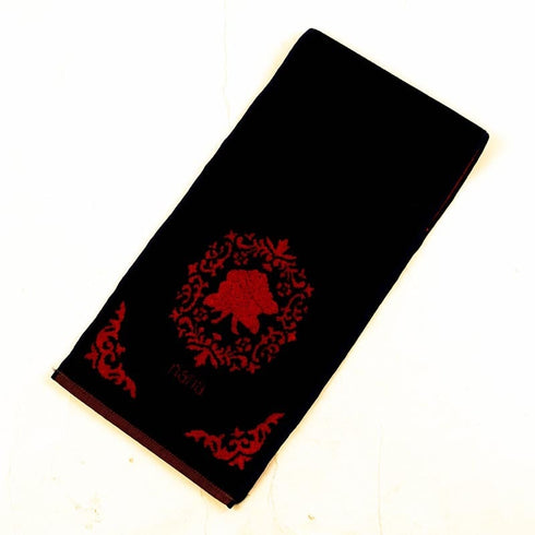 タオル 横浜ナナ 湘南ナナ NANA フェイスタオル ハーフ ローズ3柄 紺アカ nn-fth12-M