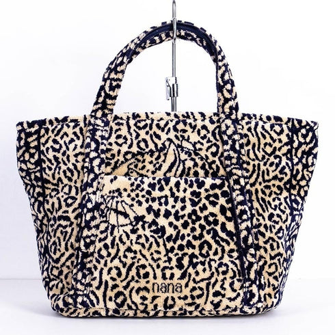 バッグ 横浜ナナ 湘南ナナ NANA トートバッグ小 ジャガー2 ベージュ紺 nn-tts6A