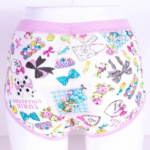 ショーツ 下着 TUNIC 針抜き・キャラリボン のびふわパンツ オフ サイズM 1466M-A