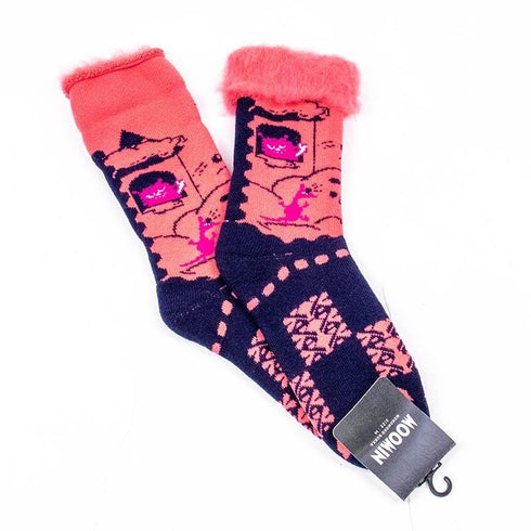 ソックス MOOMIN モコモコソックス ミィ― ネイビー  サイズM 36-38 (22.5ー25cm)MO038MNV