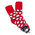 ソックス fromF モコモコソックス ランマス/ひつじ レッド サイズM 36-38 (22.5ー25cm)TV015MI