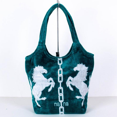 バッグ 横浜ナナ 湘南ナナ NANA ストリートバッグ ホース グリーンシロ nn-st10-B