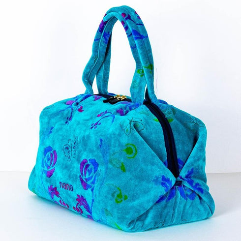 バッグ 横浜ナナ 湘南ナナ NANA ワンデーバッグ ローズパピヨン柄 ターコイズブルー多色 nn-OD8-B