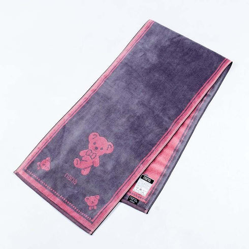 タオル 横浜ナナ NANA スポーツタオル ベア グレーピンク nn-spt94