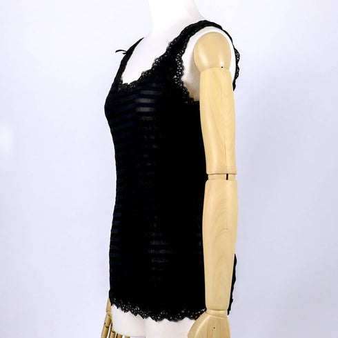 ランニング 下着 TUNIC【定番】サッカーボーダー ランニングシャツ クロ フリーサイズ 9009-D