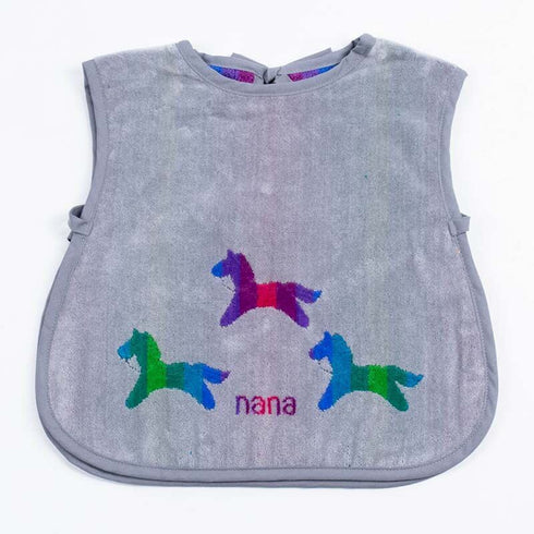 エプロン 横浜ナナ 湘南ナナ NANA 子供前掛け ポニー   グレー多色