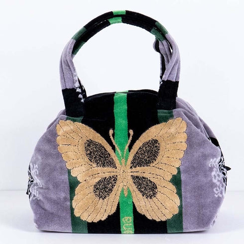 バッグ 横浜ナナ NANA ボストンバッグ中 B蝶 クロ nn-btm40