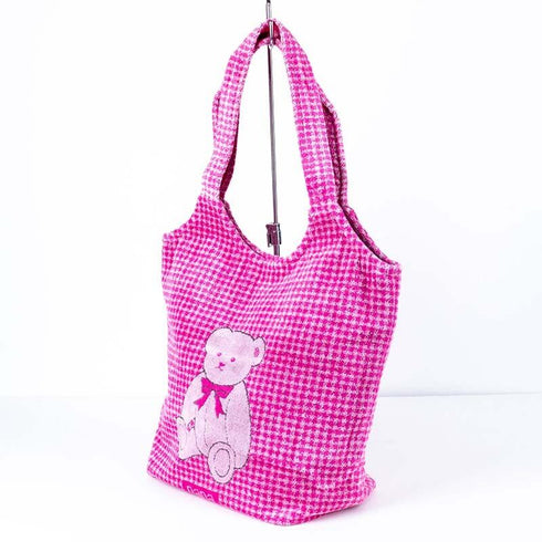 バッグ 横浜ナナ NANA ストリートバッグ ベアチェック ピンク/淡ピンク