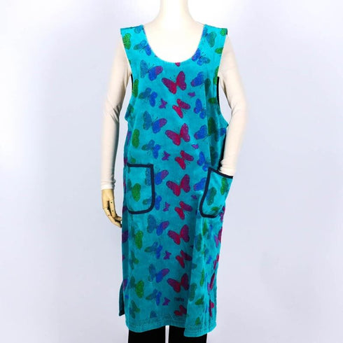 エプロン 横浜ナナ NANA ジャンパースカート パピヨン ターコイズブルー多色 nn-jbsk3