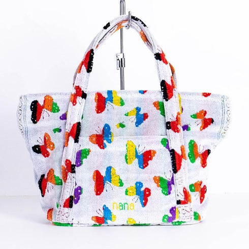バッグ 横浜ナナ NANA トートバッグ小 パピヨン シロ多色 nn-tts3A