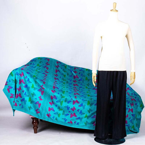 タオル 横浜ナナ NANA タオルケット パピヨン ターコイズブルー多色 nn-ket2-F