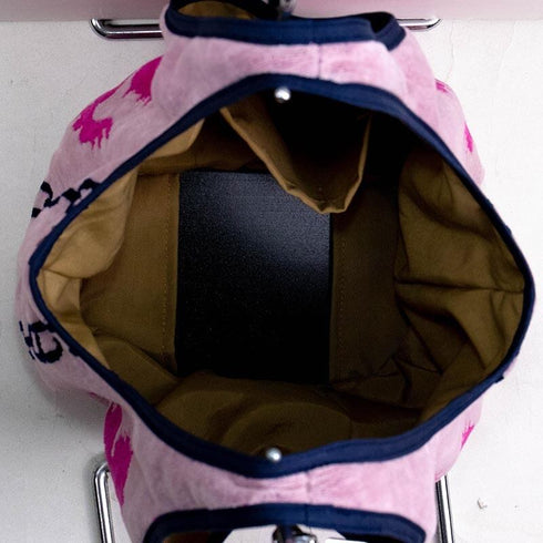 バッグ 横浜ナナ 湘南ナナ NANA Kバッグ ホース柄 ピンクチェリーピンク紺 nn-k53