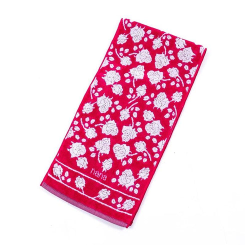 タオル 横浜ナナ 湘南ナナ NANA フェイスタオル ハーフ ローズ2 ピンクシロ nn-fth11-I