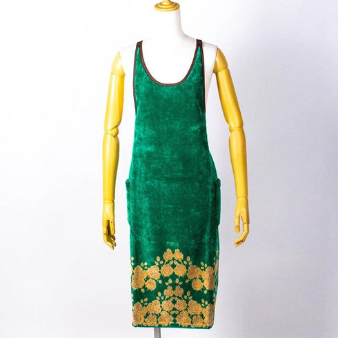 エプロン 横浜ナナ 湘南ナナ NANA DXエプロン ローズ2 グリーンベージュ nn-dxeps39