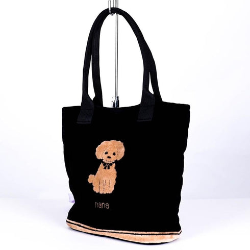 バッグ 横浜ナナ 湘南ナナ NANA H1バッグ プードル クロベージュ nn-H1-12