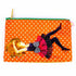 ポーチ TUNIC 鴨居キャラ星のダンサーのメッシュポーチ オレンジ 19283-A