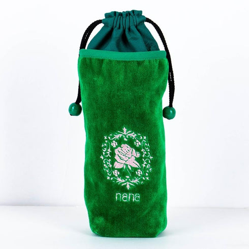 ケース 横浜ナナ NANA ペットボトルケース ローズ柄 グリーン nn-npbk4-A