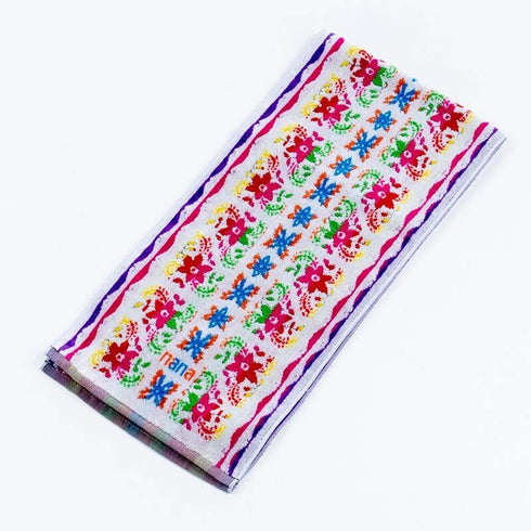 タオル 横浜ナナ NANA フェイスタオル ハーフ サマセット シロ多色 nn-fth25-B