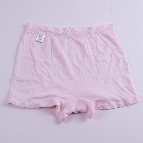 ショーツ テフテフ まいてふてふ ふわふわコットン ショーツ1分丈(アウトゴム)ピンク サイズM TF-AP01M-B