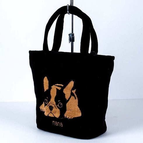 バッグ 横浜ナナ 湘南ナナ  NANA H2バッグ フレンチブルドッグ クロベージュ nn-H2-12