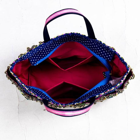 バッグ TUNIC アリスガーデンのミニBag ネイビー 17449-A