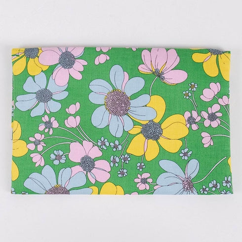 ケース TUNIC 綿プリント裏タフタボンディング加工 スリムマルチケース マリーグリーン 18154-A