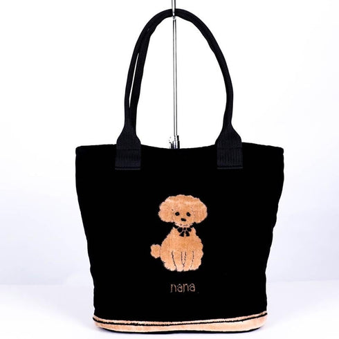 バッグ 横浜ナナ 湘南ナナ NANA H1バッグ プードル クロベージュ nn-H1-12