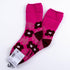 ソックス fromF モコモコソックス クッカプータラハ/花畑 ショッキングピンク サイズM 36-38 (22.5ー25cm)TV099MSPK