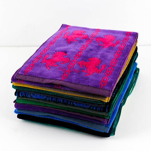 タオル 横浜ナナ 湘南ナナ NANA フェイスタオル ハーフ ハイビスカス柄 パープルピンク nn-fth35-M