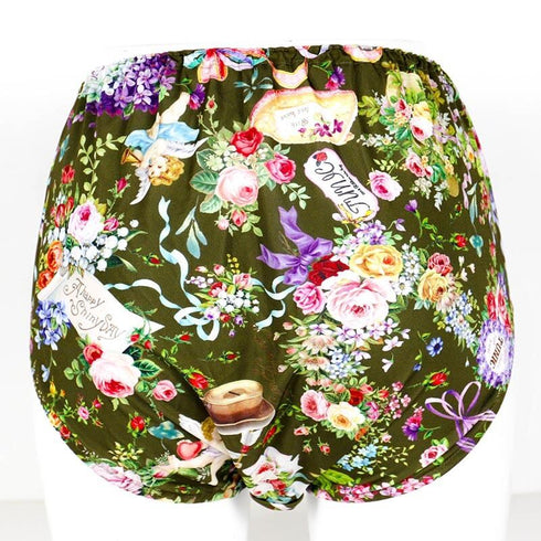 ショーツ 下着 TUNIC ビスコラピア・シャイニーデイ オヤスミパンツ カーキ 1133L-B