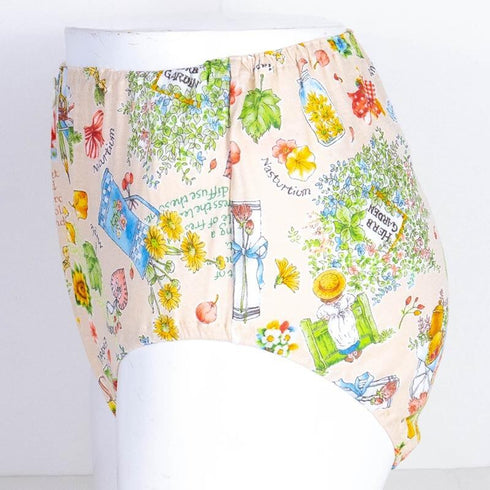 ショーツ TUNIC 80接結・ハーブガーデン オヤスミパンツ ベージュ サイズL 1128L-A