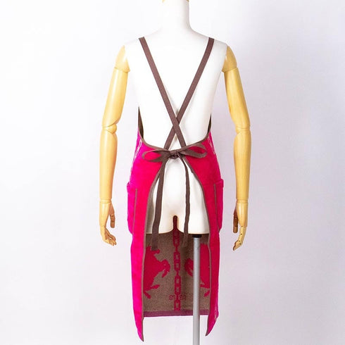 エプロン 横浜ナナ 湘南ナナ NANA DXエプロン ホース チェリーピンクグレー nn-dxeps21G