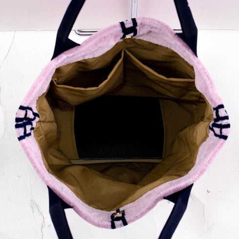 バッグ 横浜ナナ 湘南ナナ NANA H1バッグ ホース柄 ピンクチェリーピンク紺 nn-H1-27G