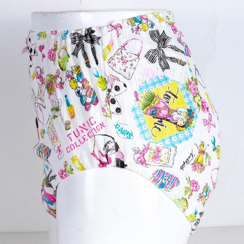 ショーツ 下着 TUNIC 針抜き・キャラリボン オヤスミパンツ オフ サイズL 1147L-A