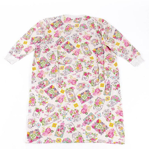 ワンピース TUNIC ミニ裏毛・カードレディ トレーナーワンピース フリーサイズ ベージュ杢 43926-A