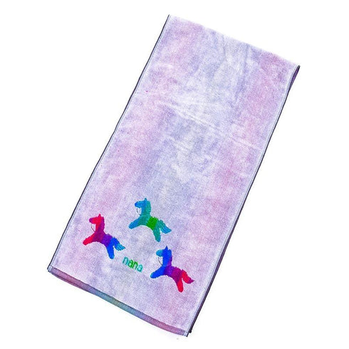 タオル 横浜ナナ 湘南ナナ NANA スポーツタオル ポニー柄 グレー多色 nn-spt210