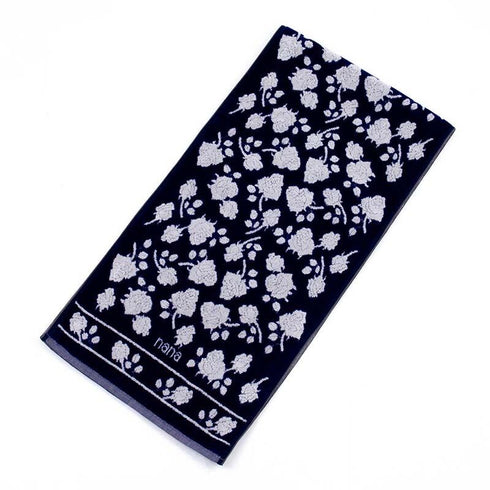 タオル 横浜ナナ NANA スポーツタオル ローズ2 紺ベージュ nn-spt104